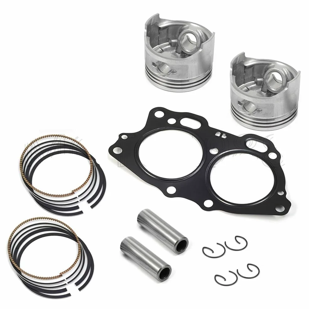 Piezas de cilindro moto Junta de 0,25mm, retenedores de resorte de escape de entrada, retenedores de válvula aptos para Fuji Robin 299 EH29C Kit de cilindro