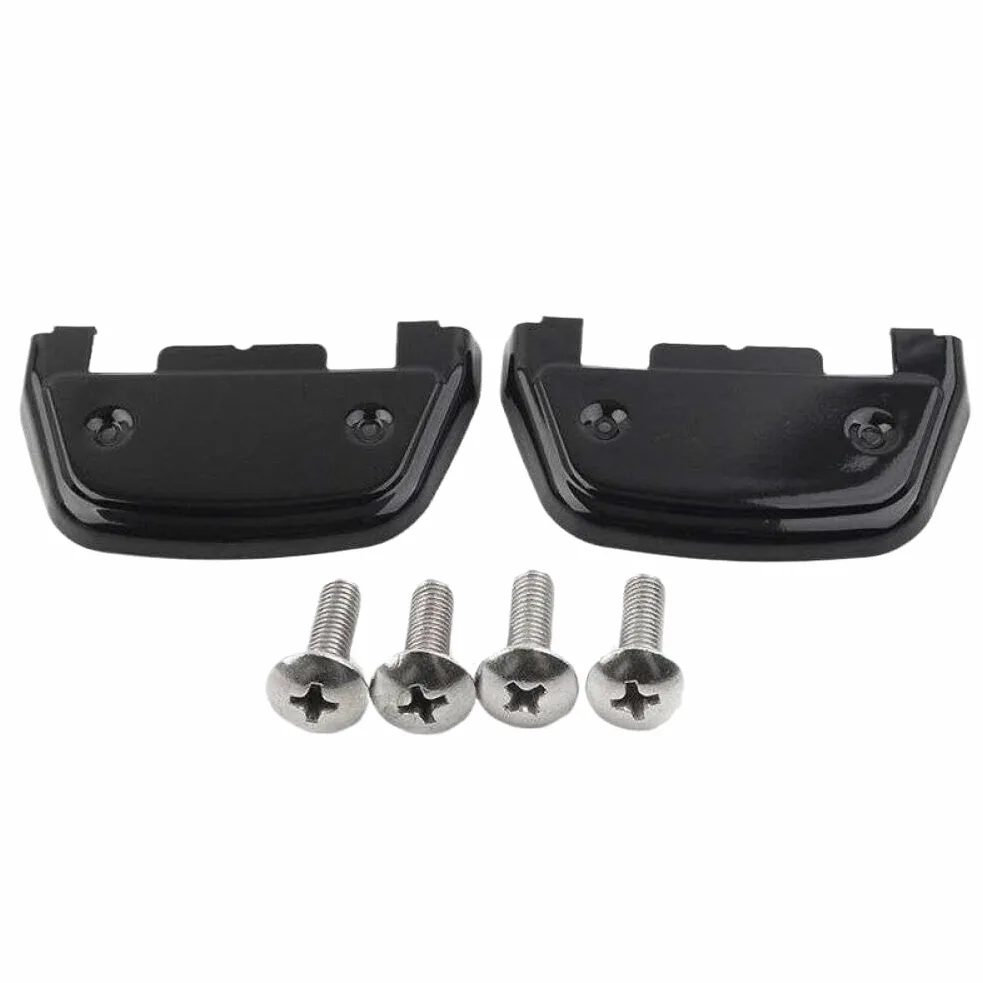 Cubiertas para estribo de pasajero de motocicleta, compatibles con Electra Street Road Ultra Softail, tapa de pie en forma de D