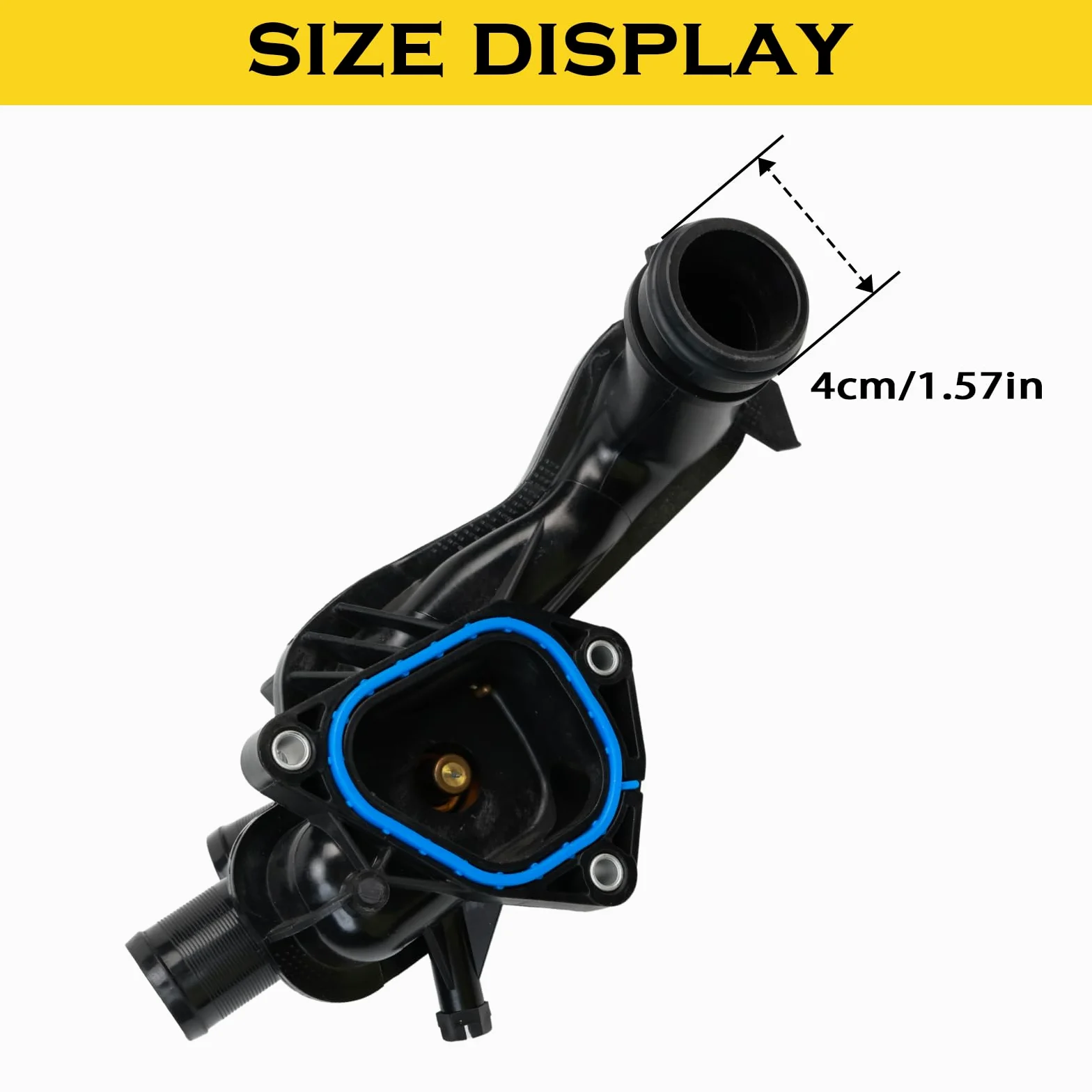 Termostato con carcasa + sensor + junta + cable para Berlingo 2, C3 2 Picasso, C3 2, C4 2, DS3; para 207, 308 I, 208 I, Partner 2, 2008 I 9808646980