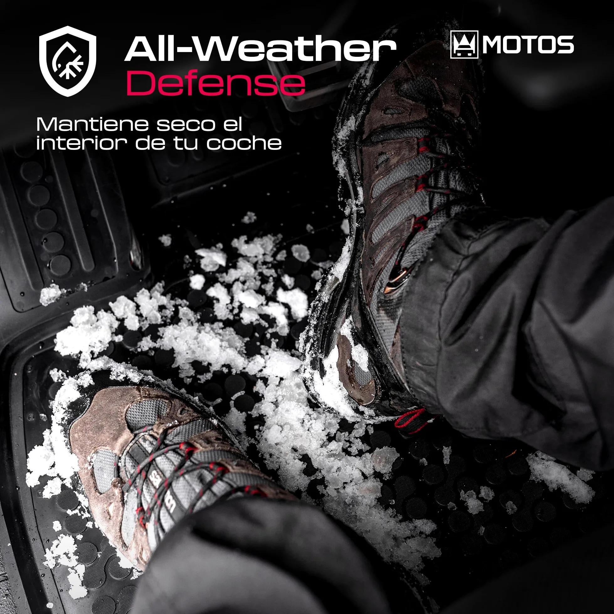 M MOTOS Alfombrillas de goma para Fiat Ducato III 2006-2021 Mejora la comodidad de tus viajes con la alfombrilla antideslizante para coche - alfombrillas para coche para todo tipo de clima, protección