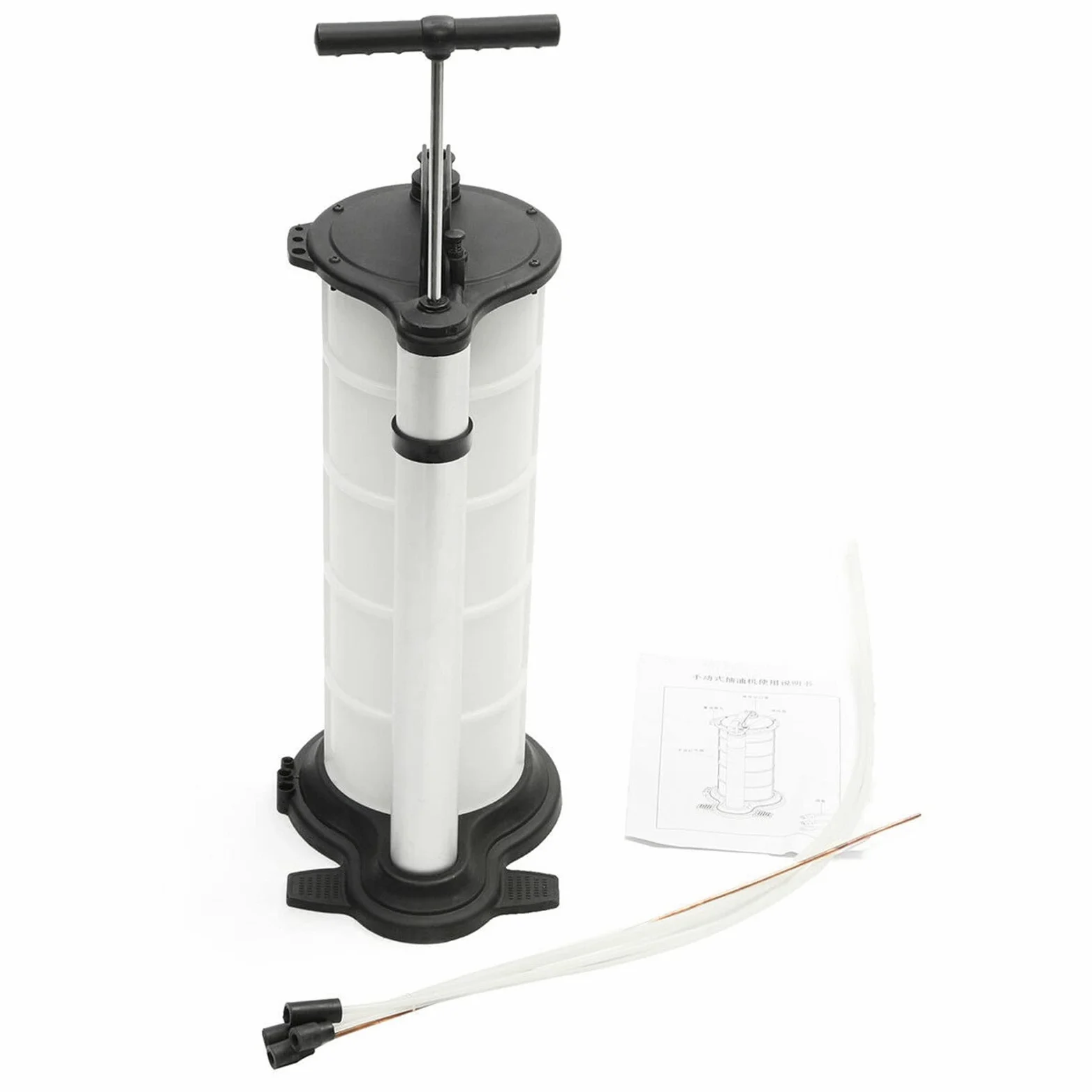 Bomba extractora de fluidos de aceite de 9L, aspiradora Manual de succión de combustible, extractor de tanque de transferencia for coche y barco, cambiador
