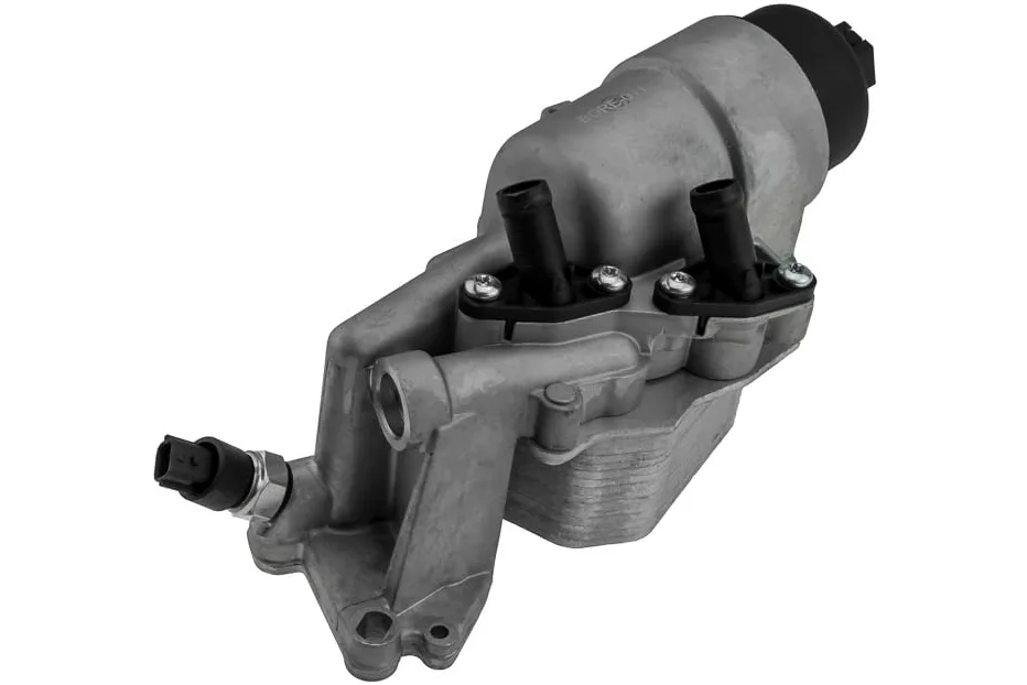 SOPORTE FILTRO ACEITE con ENFRIADOR compatible con NISSAN INTERSTAR (X70) (2003-2010) dCi 120 120 CV (G9U650) - 8200589951 8200709764 93198324 93189964 4434372 1520800Q0A 1520800Q0E