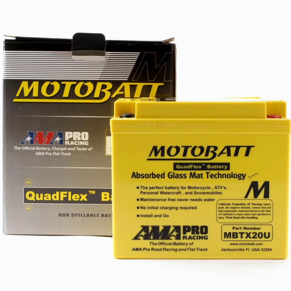 Bateria Motobatt Mbtx20u 12v 21ah Cca320ah Ce U