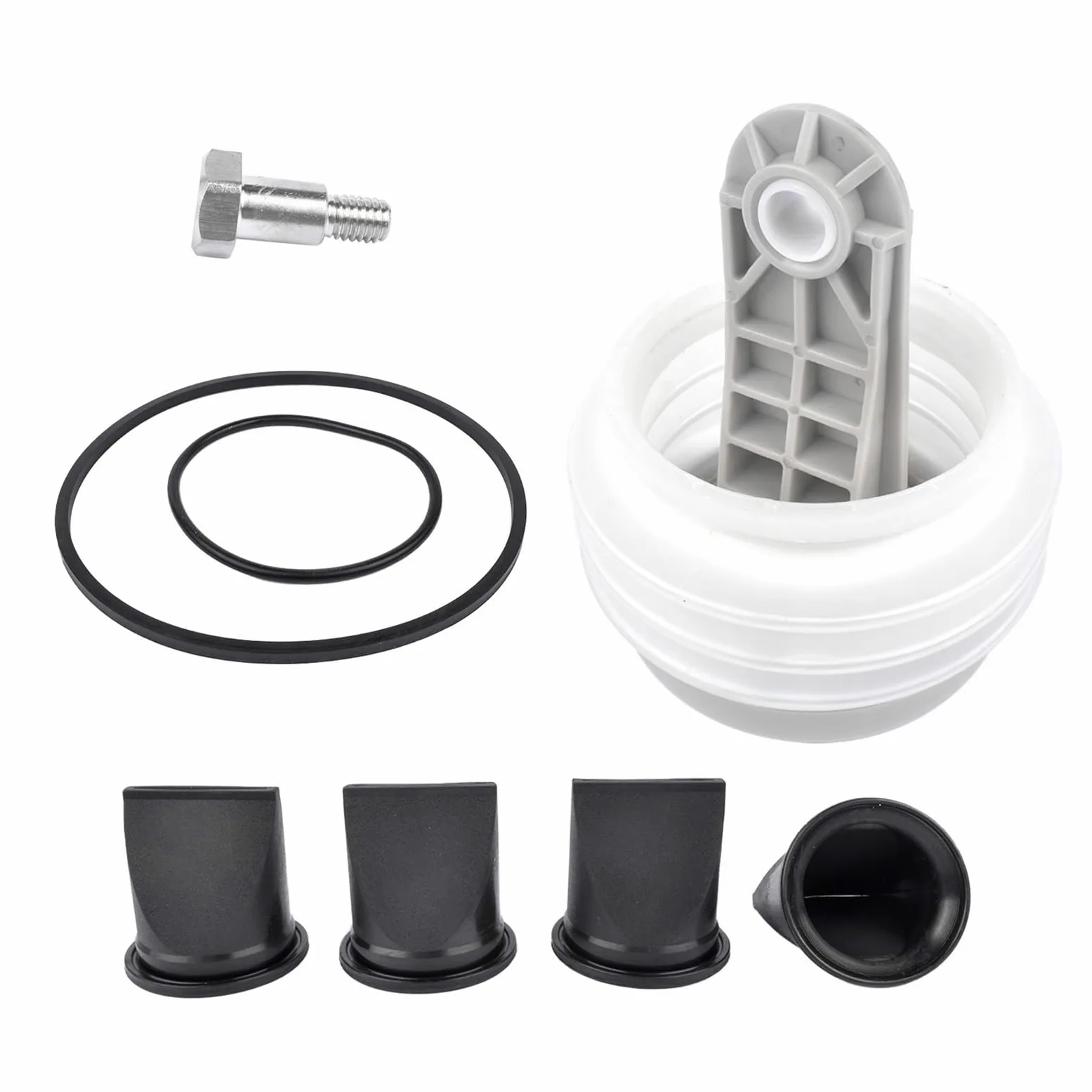 Kit de fuelle de bomba para bomba de vacío serie S T J VHT VG, kit de fuelle de bomba de agua de repuesto con válvula de pico de pato de 1-1/2 pulgadas y kit de junta tórica,