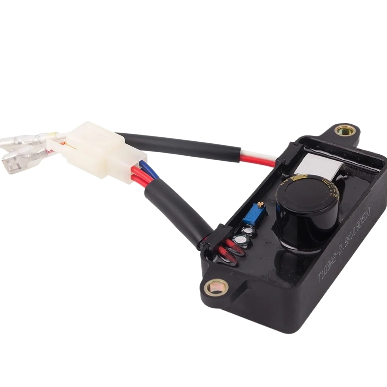 Regulador y estabilizador de Voltaje automático de Gasolina monofásico AVR for generadores GX160, 250 V/220 UF, 2 kW, 2,5 kW, 2,8 kW y 3 kW