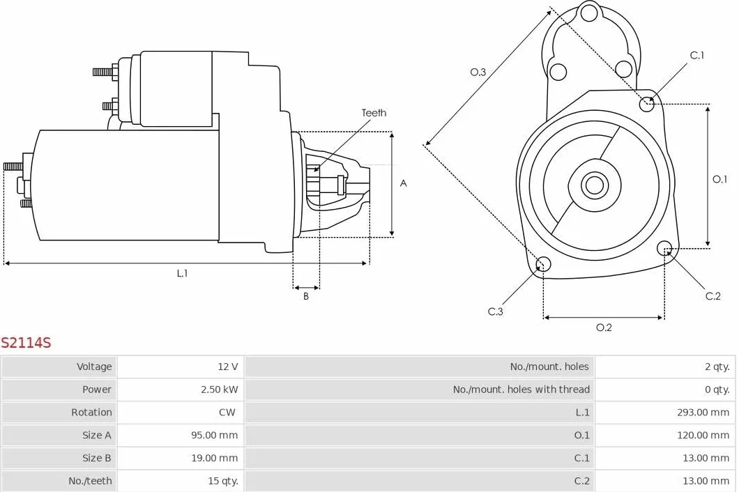 AS-PL MOTOR DE ARRANQUE