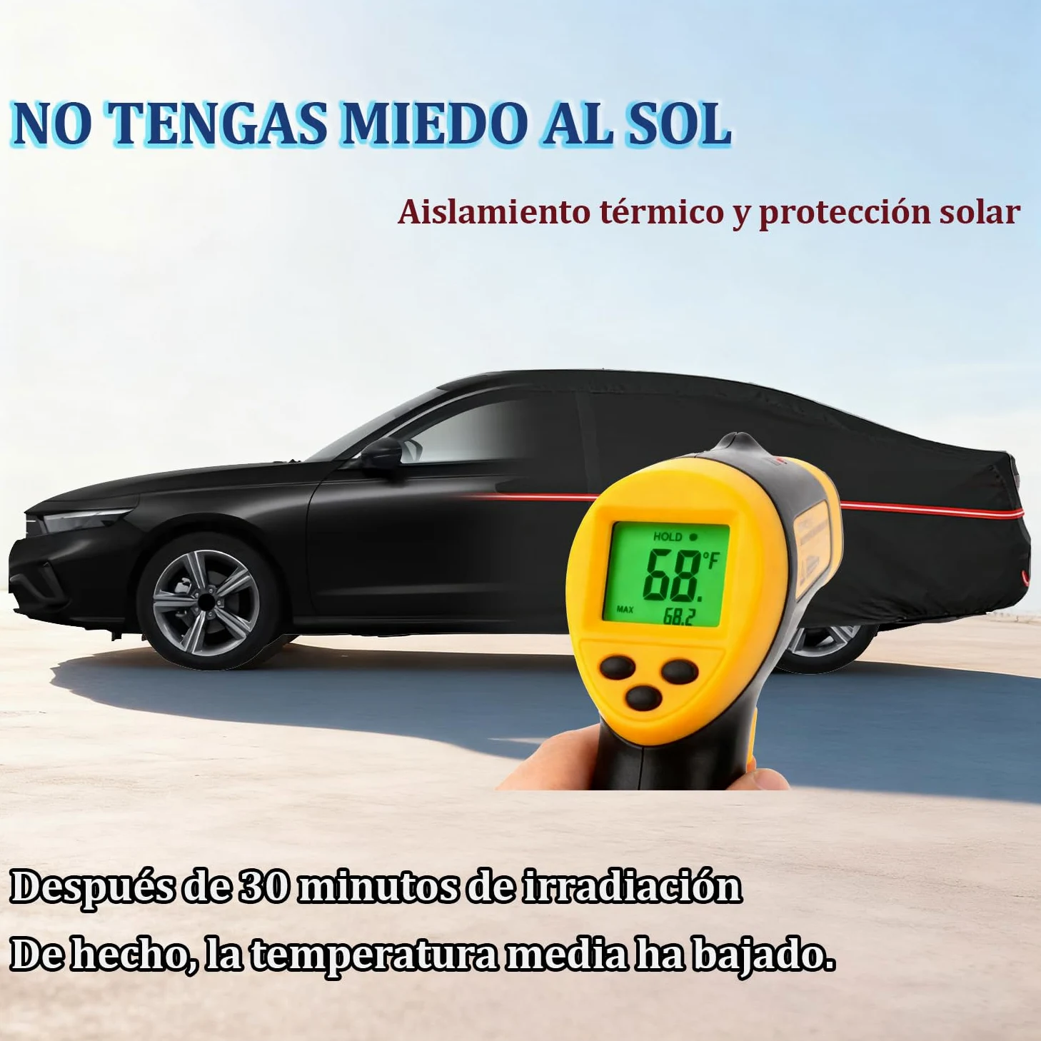 Funda Coche Exterior para Dacia Bigster (2025-2026) Forro Suave, Transpirable, Antiviento, Impermeable, Tejido Oxford, Anti-UV, 4 Estaciones