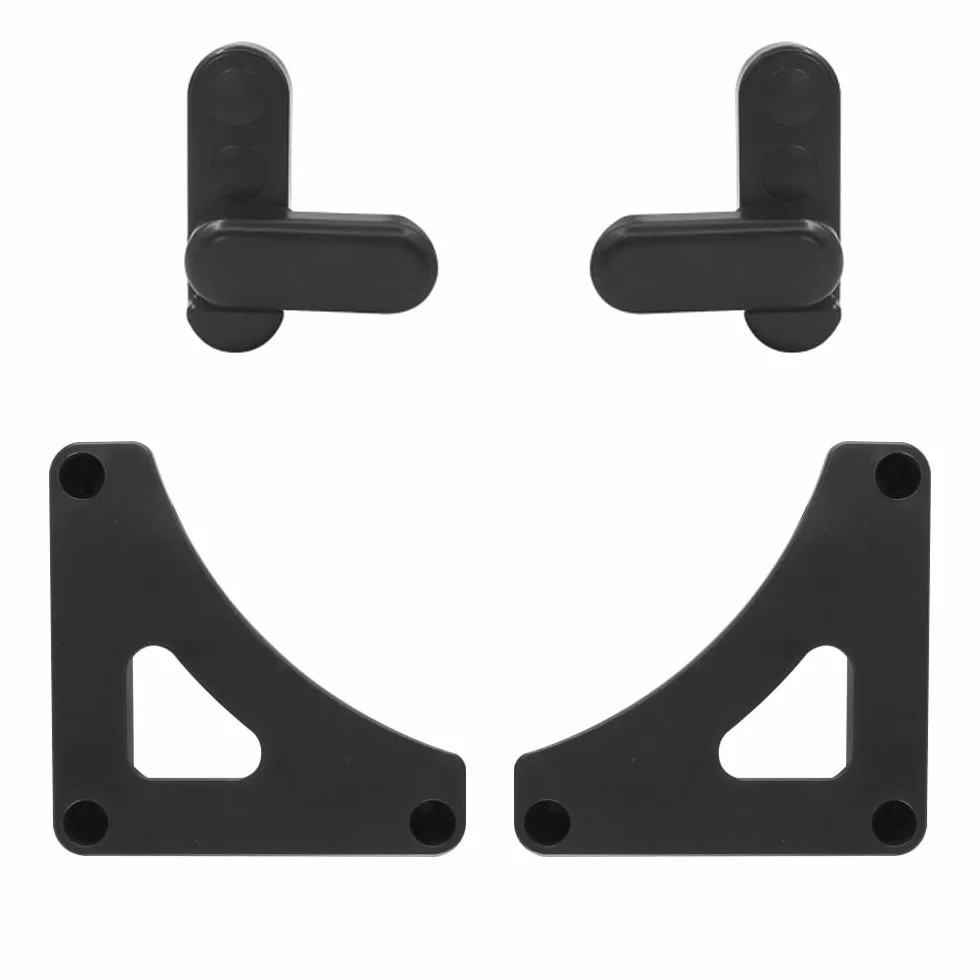 Kit de Almacenamiento de Soporte de Mesa para Caravana, Kit de fijación de Seguridad para Mesa, Color Negro, Apto para caravanas, autocaravanas, Accesorios de Mesa de Almacenamiento