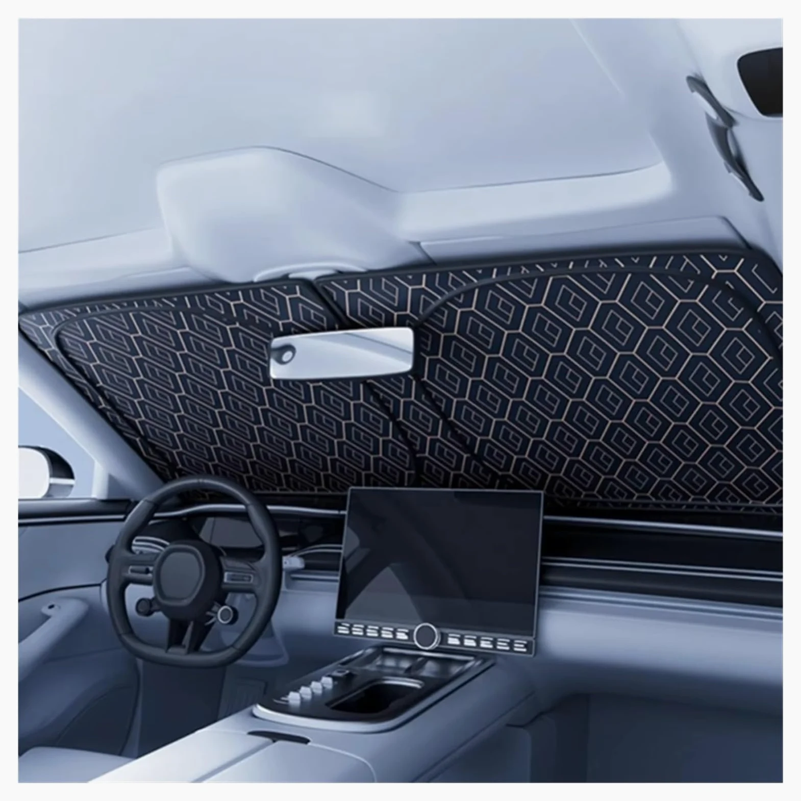 Parasol Para Parabrisas De Coche, Protector Ventana Frontal Plegable, Bloqueador Calor, Visera, Rayos UV Parasol Para Coche