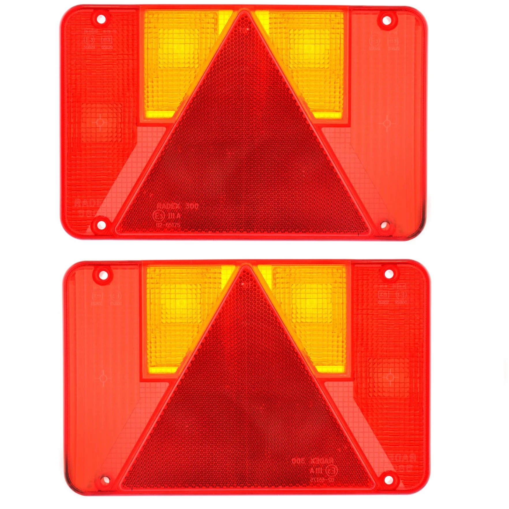 AB Tools Luz de Remolque par de Lentes de Repuesto Radex Ifor Williams Indespension TR183 TR198