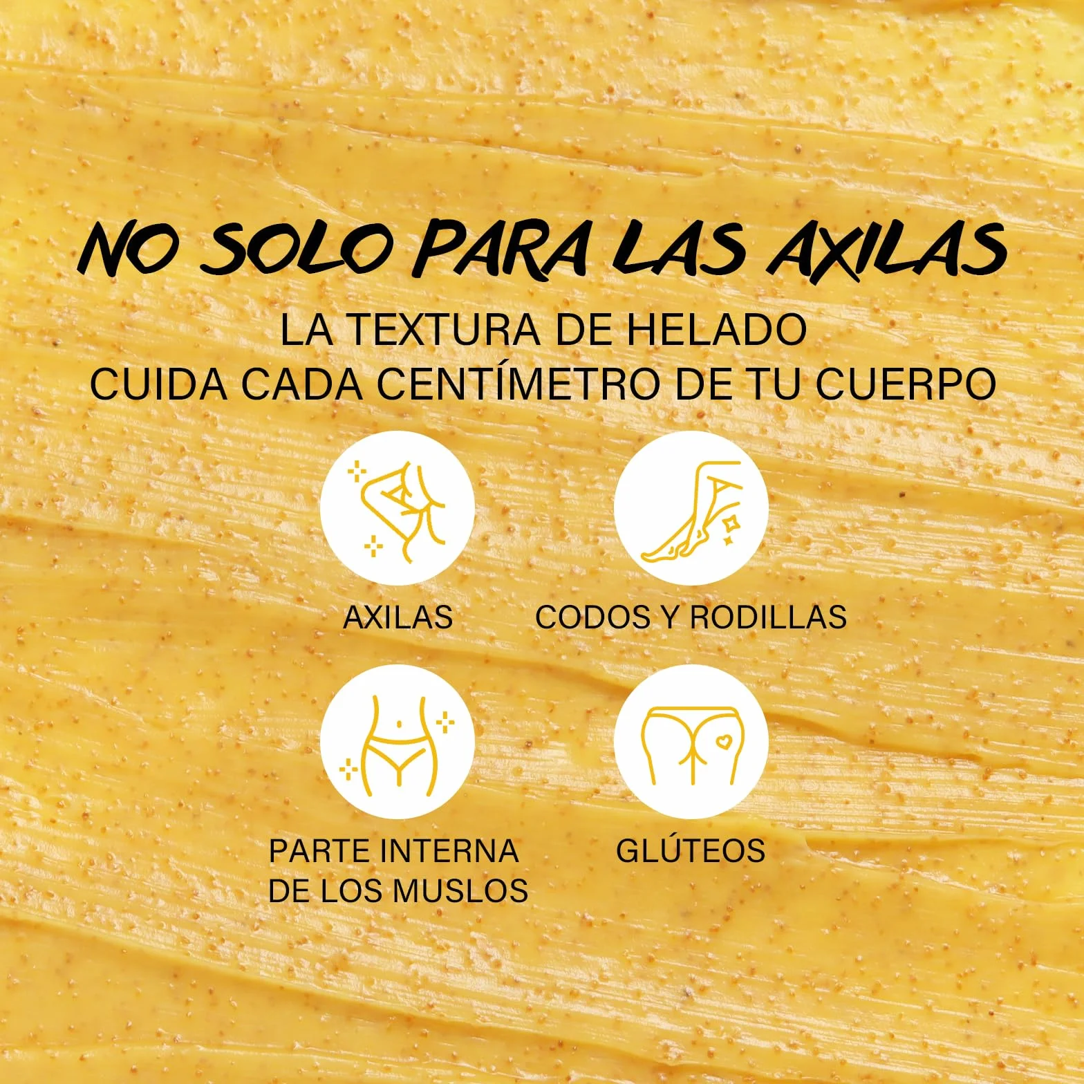 Exfoliante Desintoxicante para Axilas con Cúrcuma y Vitamina C, Eliminador Manchas Oscuras, Desodorante Corporal Unificador de Tono