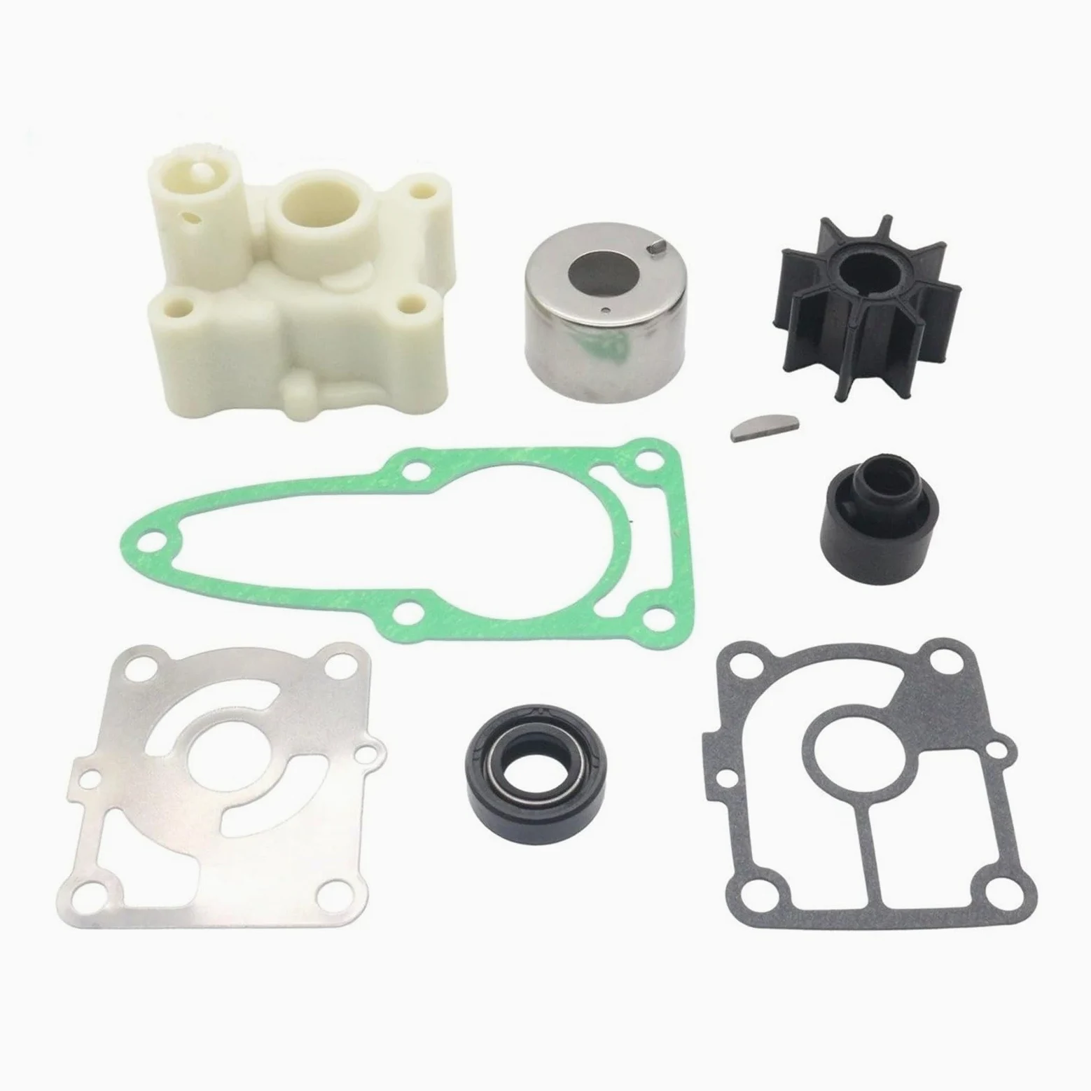 Bombas Agua Kit De Reparación Bomba Agua 8M0135821 Para Mercury 9,9/10 15 20 HP Para Fueraborda 8M0134484 8M0122064 8M0137849 Bomba Refrigerante