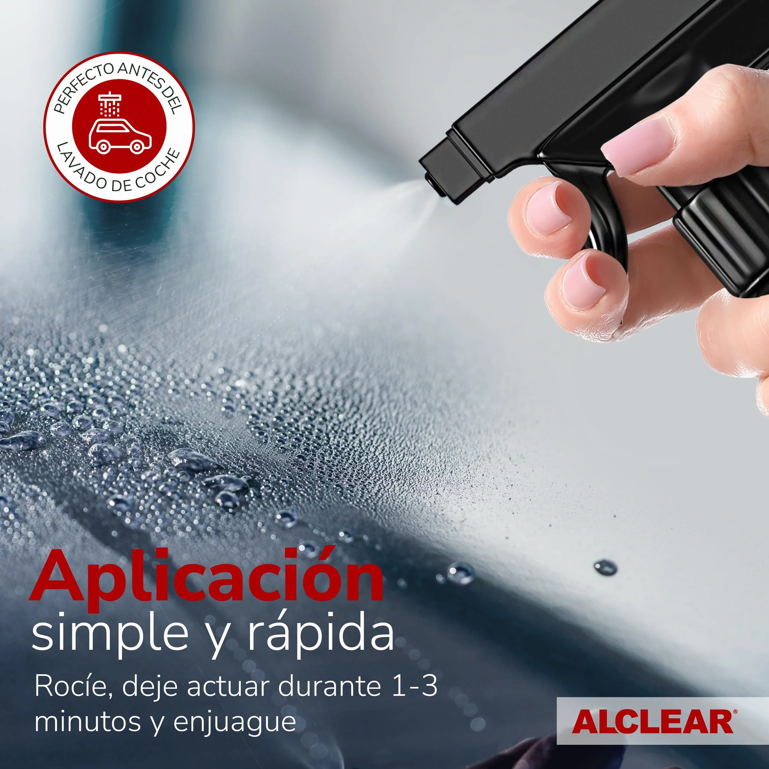 ALCLEAR 721IX Quitainsectos extra para vehículos, 1000 ml