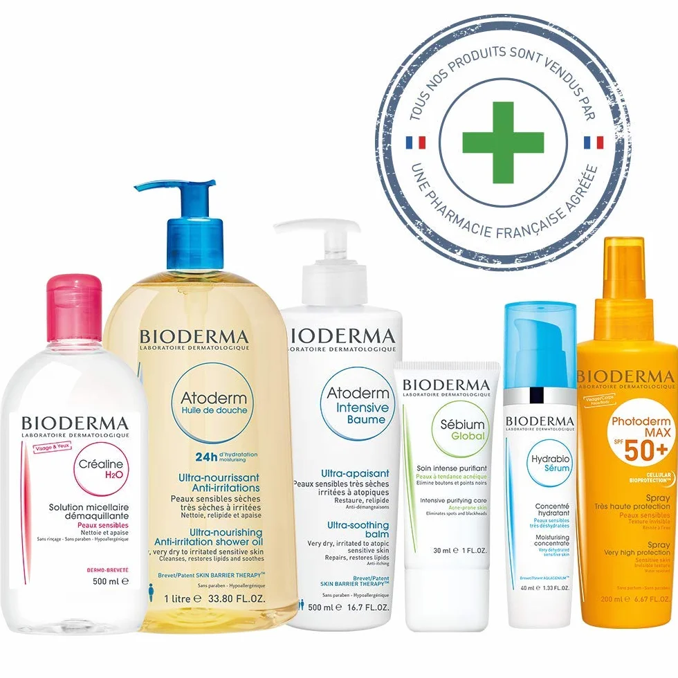 Bioderma Crealine Ts H2O Solution Micelar Peaux Très Sèches 500 ml