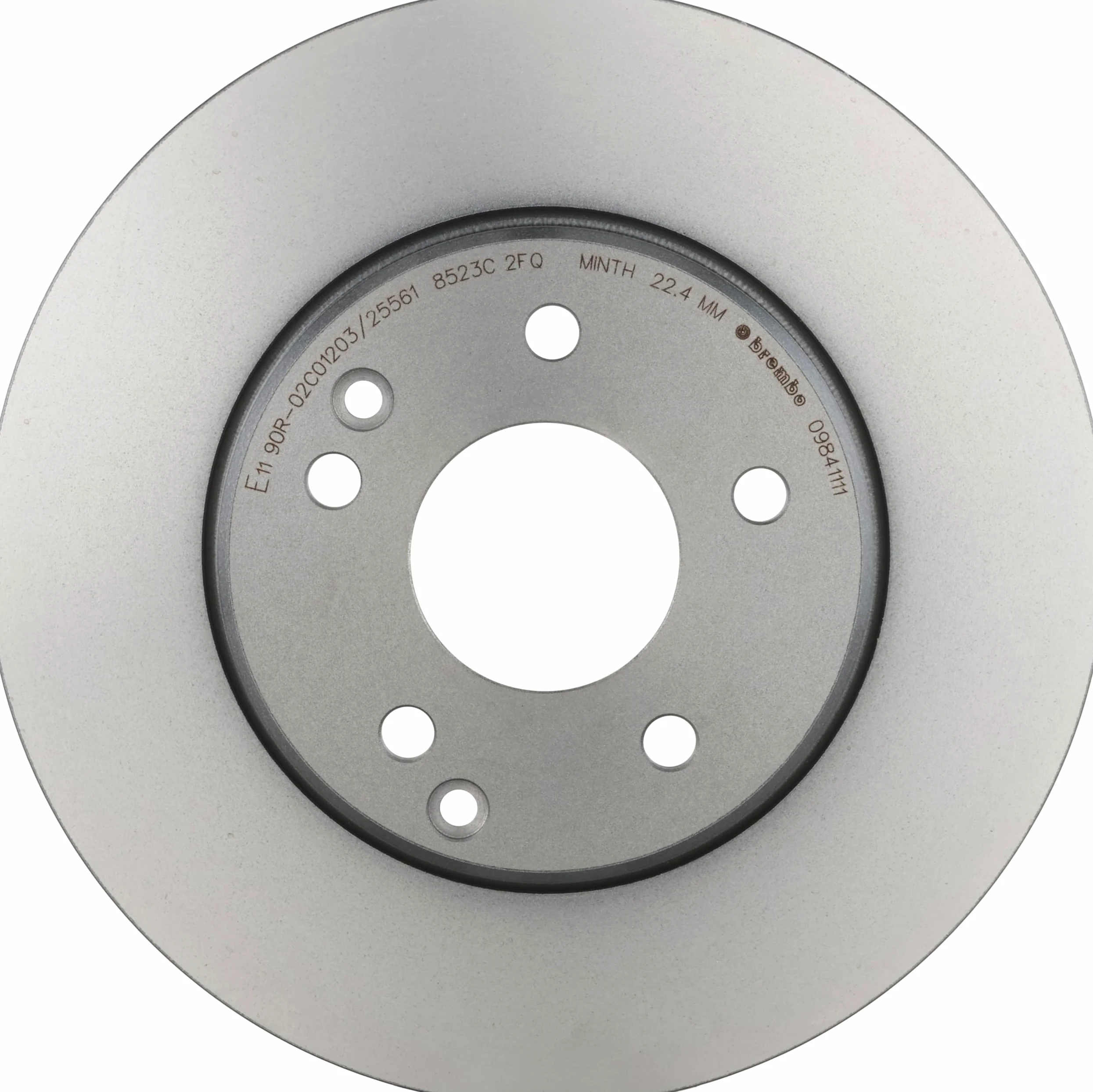 Brembo 09841111 Discos de Freno con Recubrimiento UV, Set de 2