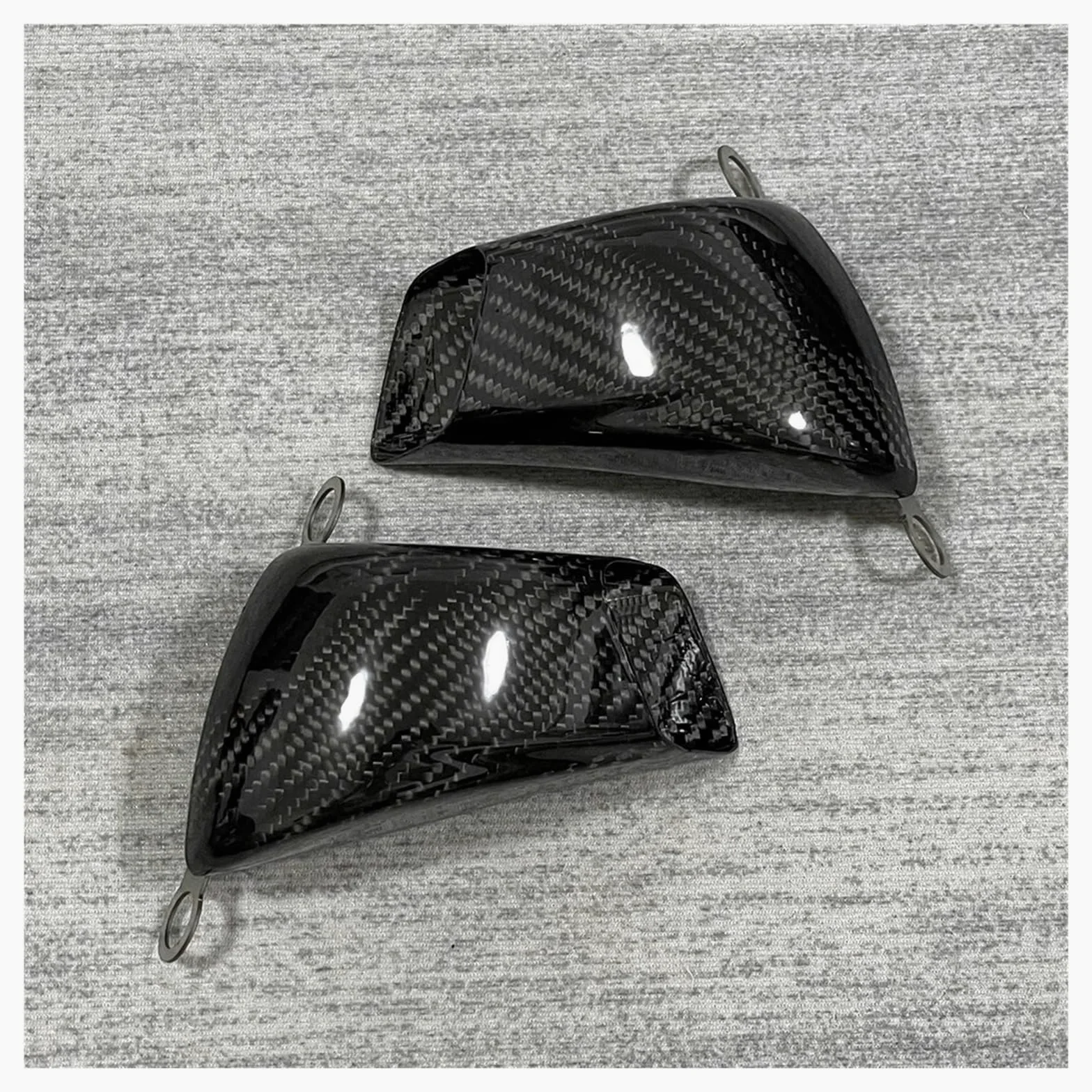 Ajuste para Yamaha YZF-R1 Accesorio Pinza de Fibra de Carbono Cubierta del radiador conductos de Aire Freno refrigeración disipador de Calor Enfriador de Pinza de Freno(Matte)