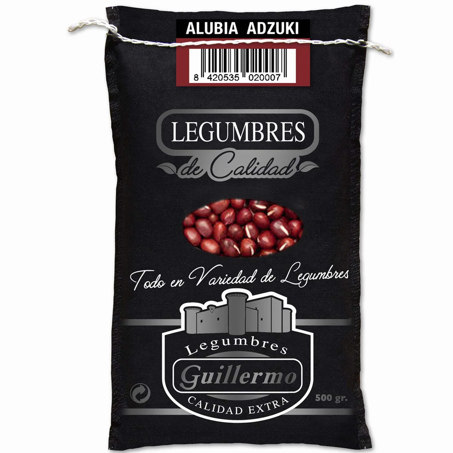 Alubia Adzuki Saco 500 g Calidad Extra Gourmet