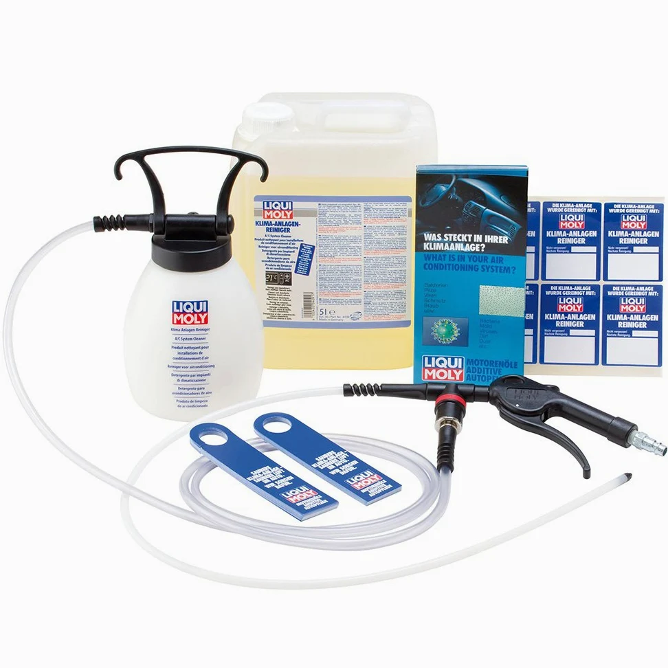 LIQUI MOLY Set limpiador del sistema de aire acondicionado | 1 Pcs | Mantenimiento del sistema climático | 9802