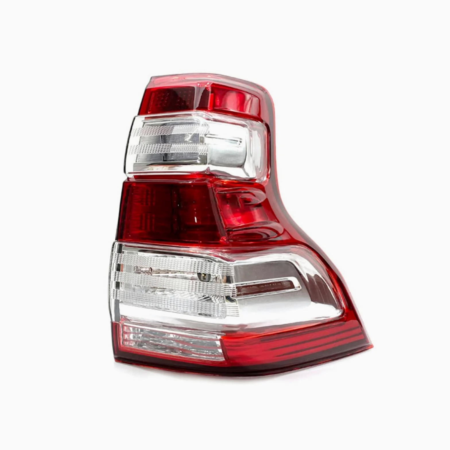 Piloto Trasero Freno Trasero Luz para Toyota para Land Cruiser para Prado 150 LC150 FJ150 2014-2017 Montaje Luz Trasera Coche Luz Señal Advertencia Freno Taillamp (Color : Red Right)