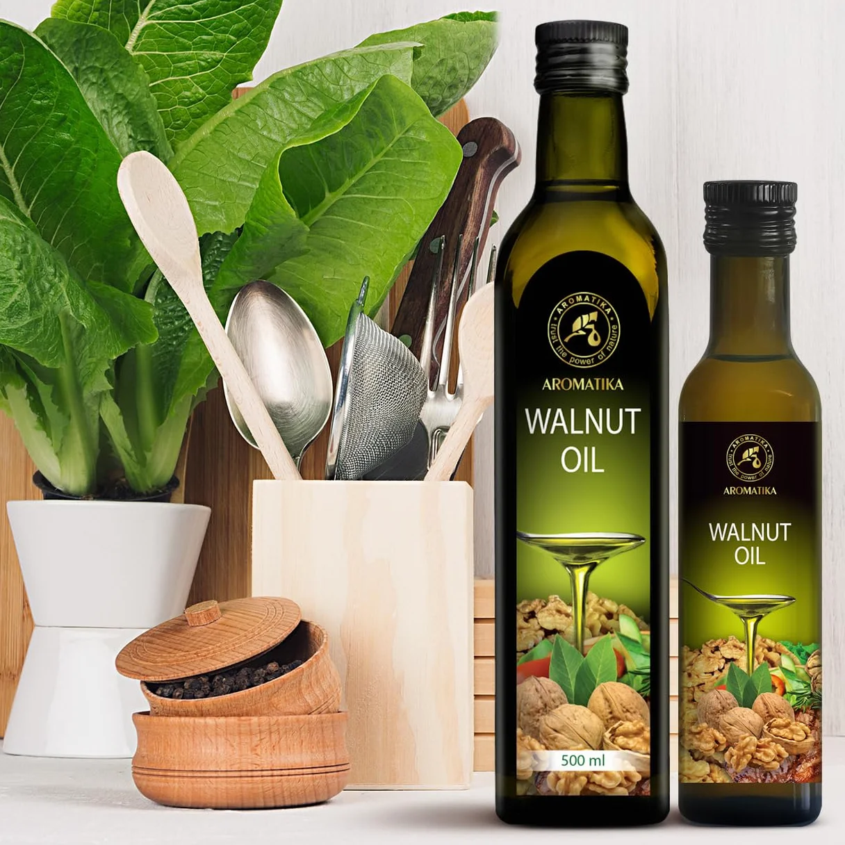 Aceite de Nuez 250ml Prensado en Frío 100% Puro Natural - Walnut Oil
