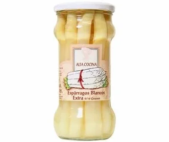 Espárragos blancos 9/12 piezas ALTA COCINA frasco 115 g