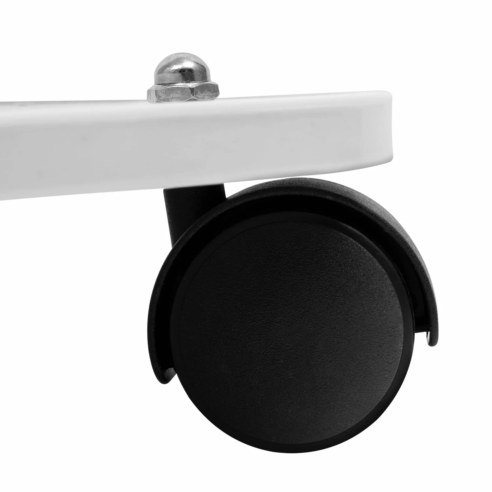Carro de salón de belleza con estantería, ruedas giratorias 360° y freno, móvil multifunción