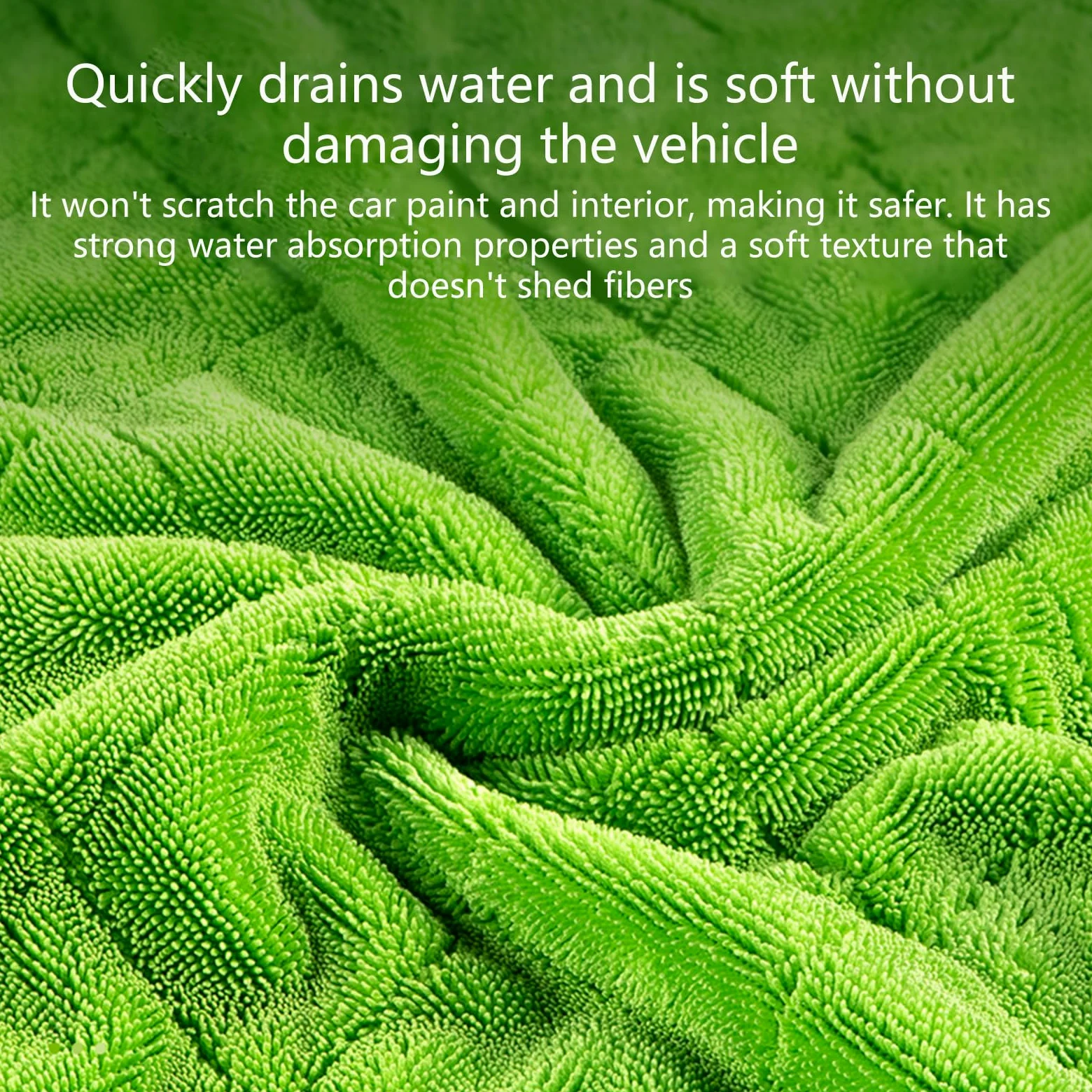Thickened 2 Side Car Cleaning Towel Quick Dry Scratch Proof Lintless Fabric for Vehicles Window Furniture Microfiber Towels for Car