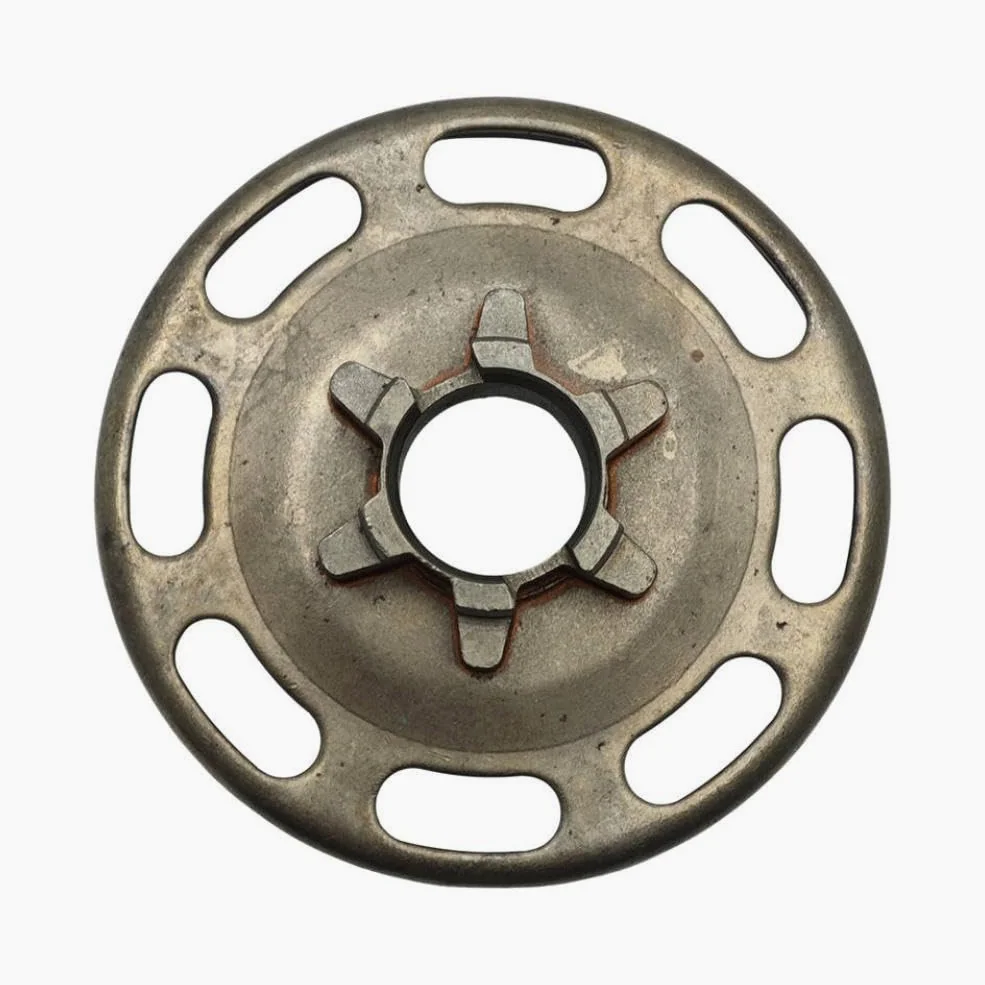 Piñón de embrague de tambor de embrague de 3 8 pulgadas y 6 dientes, pieza de repuesto compatible con herramientas de jardín de motosierra 135 140 135E 140E 578257101