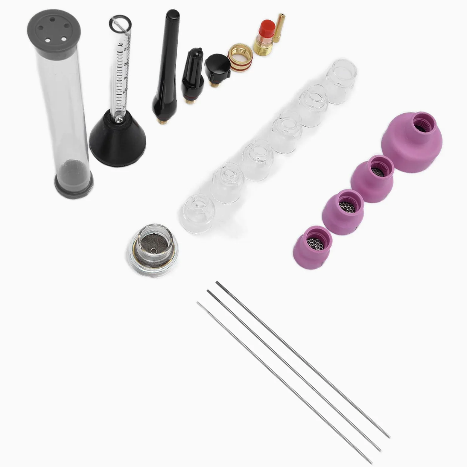 Material de cerámica de boquilla de soldadura de de con alma temperatura y funciones completas para pistola de soldadura WP-17/18/26