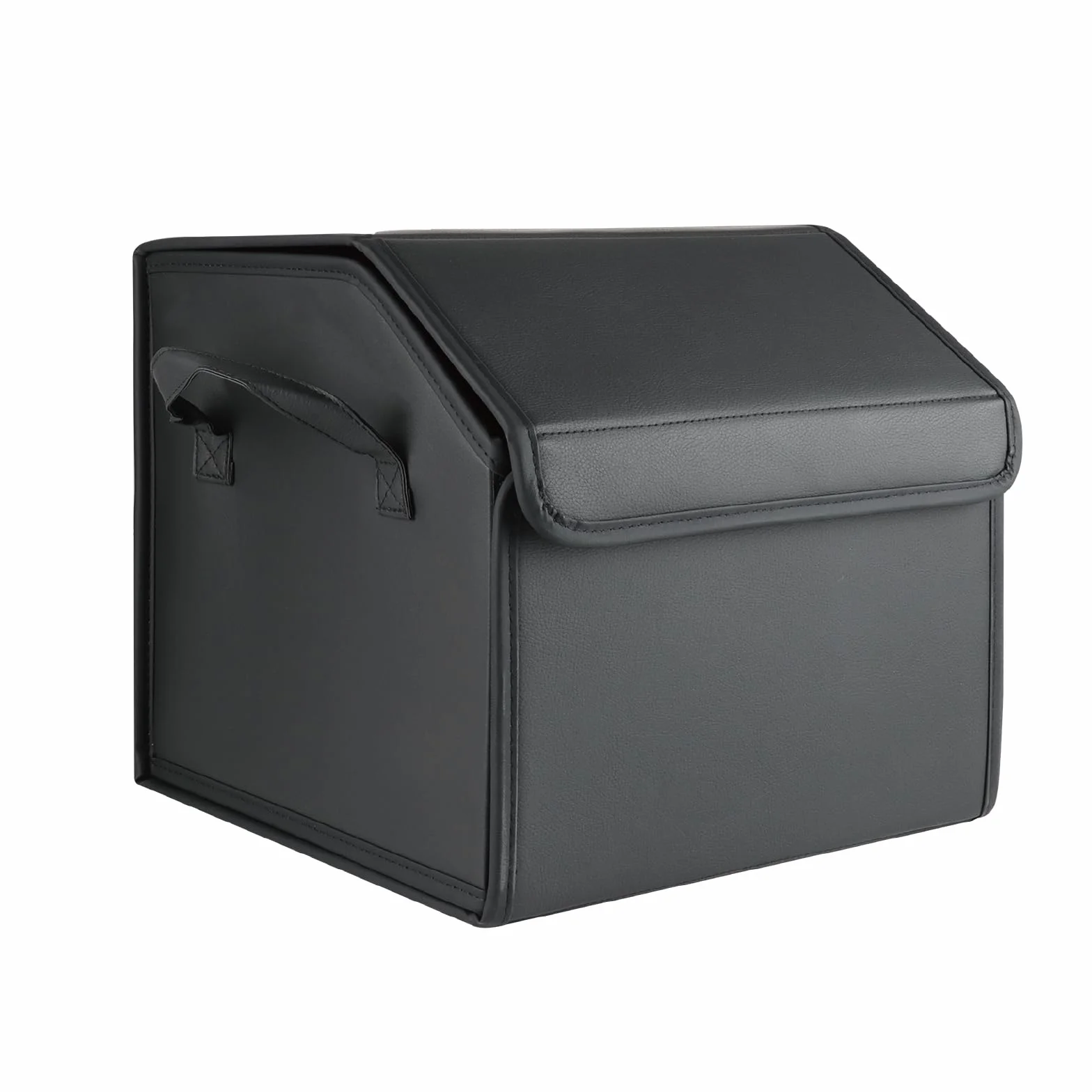 Organizador de Maletero Plegable de PU – Caja de Almacenamiento Multiuso para Coche, SUV y Camión – Gran Capacidad – Base antideslizante – Impermeable