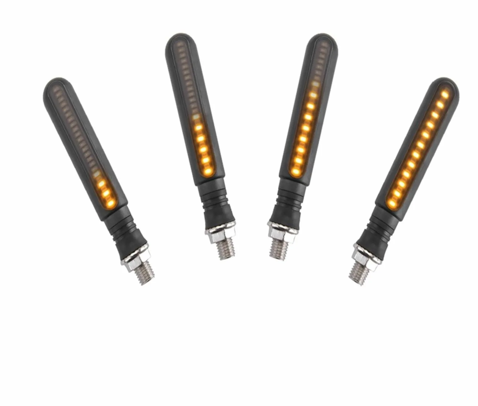 Luces intermitentes para motocicletas Para Giro LED universal para motocicleta para indicador de señal, luz intermitente DRL, para giro para lámpara, parada para iluminación freno(Mix 4 pcs)