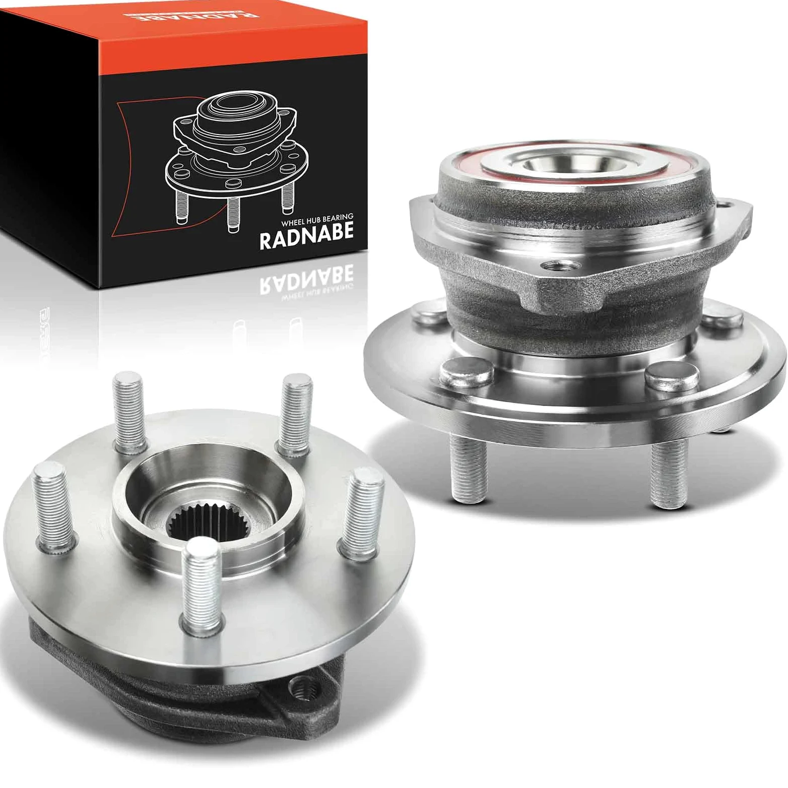 Frankberg 2 rodamientos de rueda juego de rodamientos de rueda delantera | Al frente rueda con brida ⌀153, 5, 53007449AB; 53007449AB; Compatible con: Cherokee XJ, Gran Cherokee I ZG ZJ