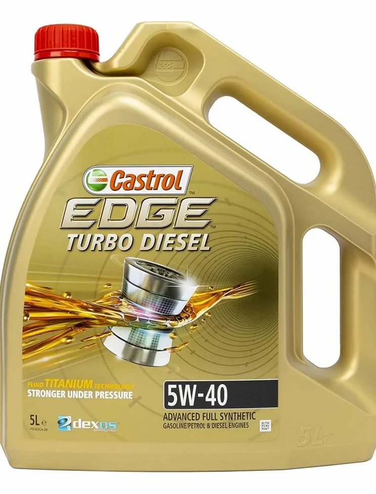 Castrol EDGE Turbo Diesel Aceite de Motores 5W-40 5L (Sello holandés y francés)