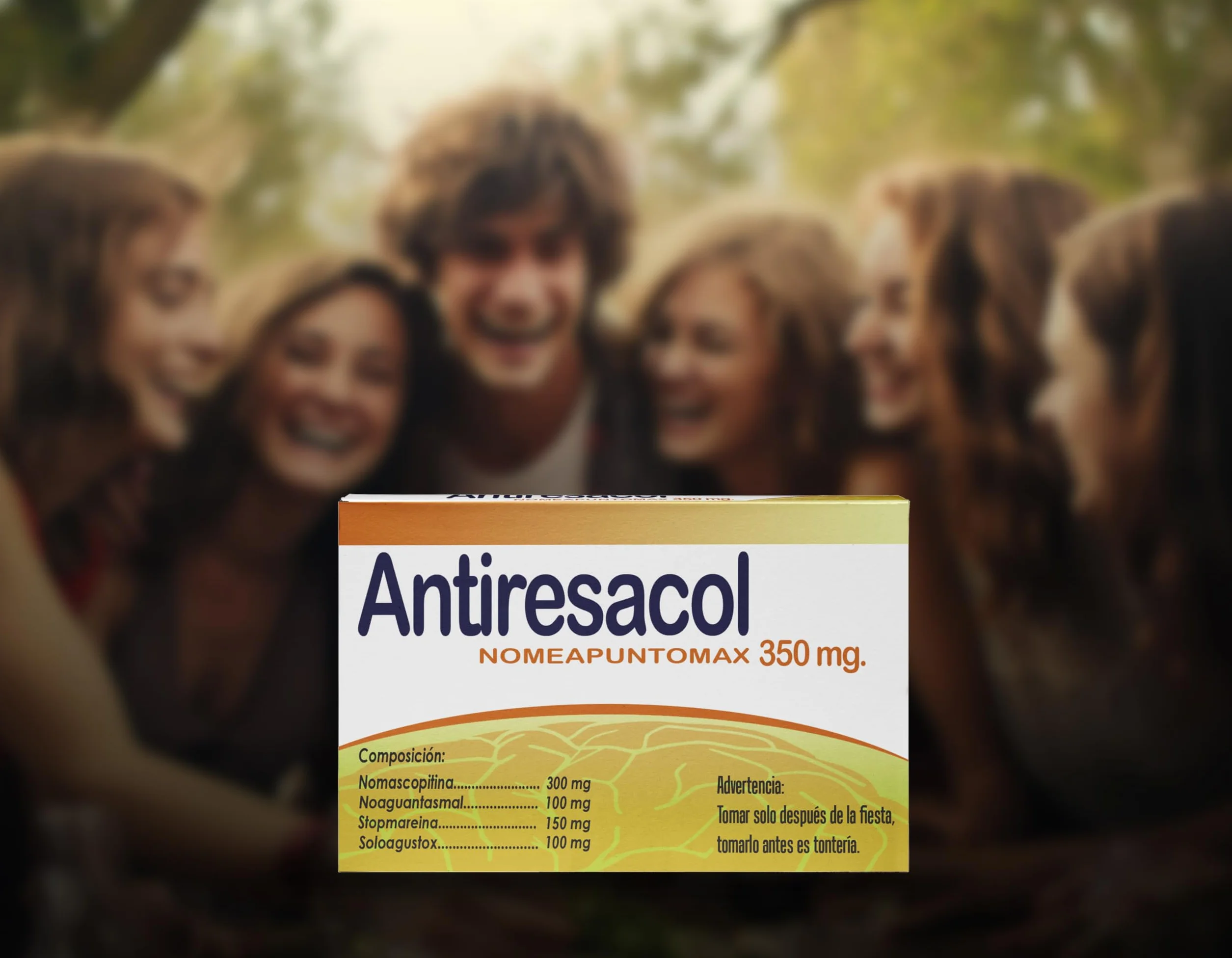 LINFORMAL PHARMACOÑA antiresacol Caja Broma Caramelos Amigo Invisible 34 g