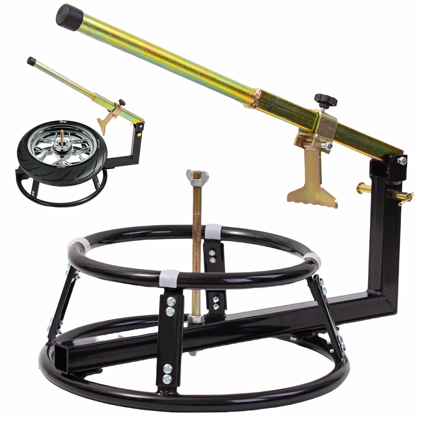 TOPWAY-Cambiador de neumáticos de Motocicleta, rompedor de Cuentas para Ruedas de 16 "-21", Soporte de Cambio de neumáticos de Motocicleta, Soporte de Cambio de Moto de Cross