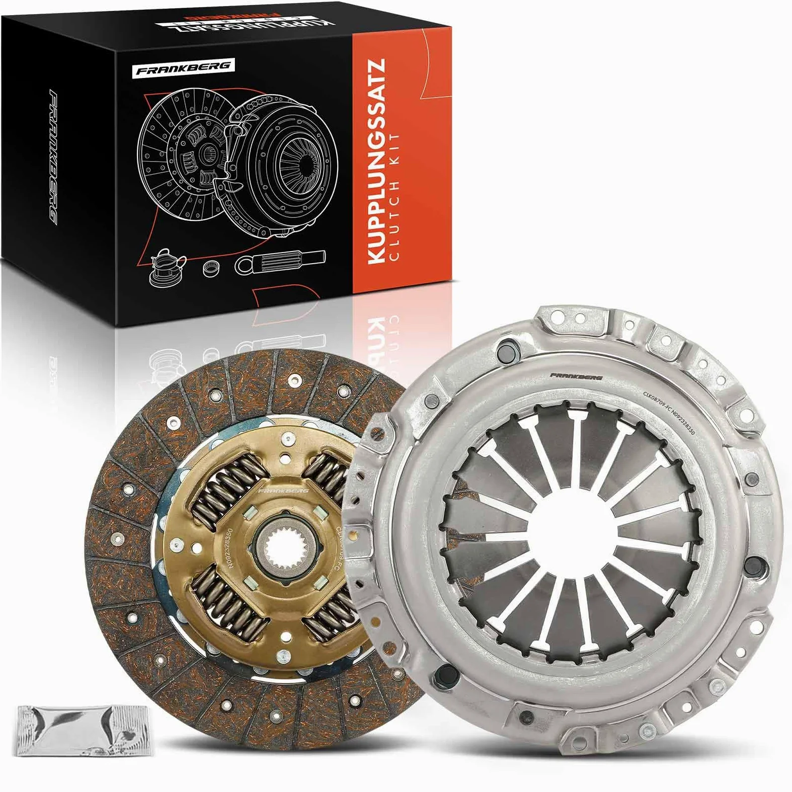 Frankberg Kit de embrague 826374 | Compatible con: Autobús Primastar X83, Autobús de tráfico II JL, Autobús Interstar X70, Caja Interstar X70