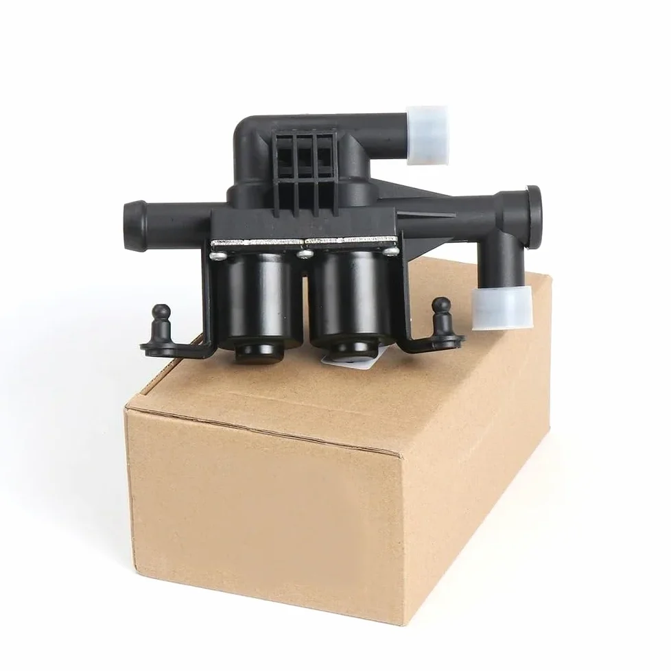 Termostatos del motor Válvula solenoide de control del calentador 64219310349 compatible con BMW Serie 5, 6 y 7 (F07, F10, F11, F02 F04) Termostato refrigerante