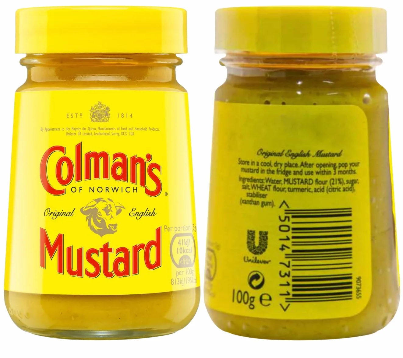 Colman's Original English Mustard 4 x 100 g