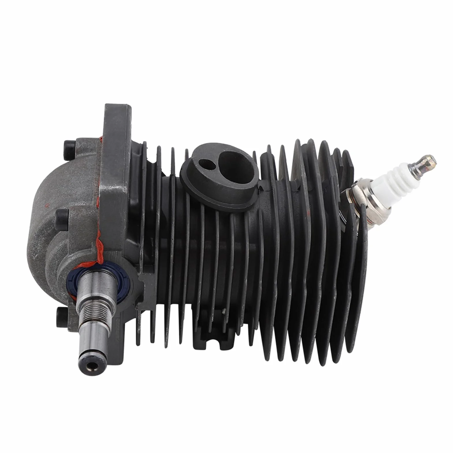 Motor Motor 38MM Cilindro Pistón Cigüeñal para MS180 018 Pieza de reemplazo de motosierra