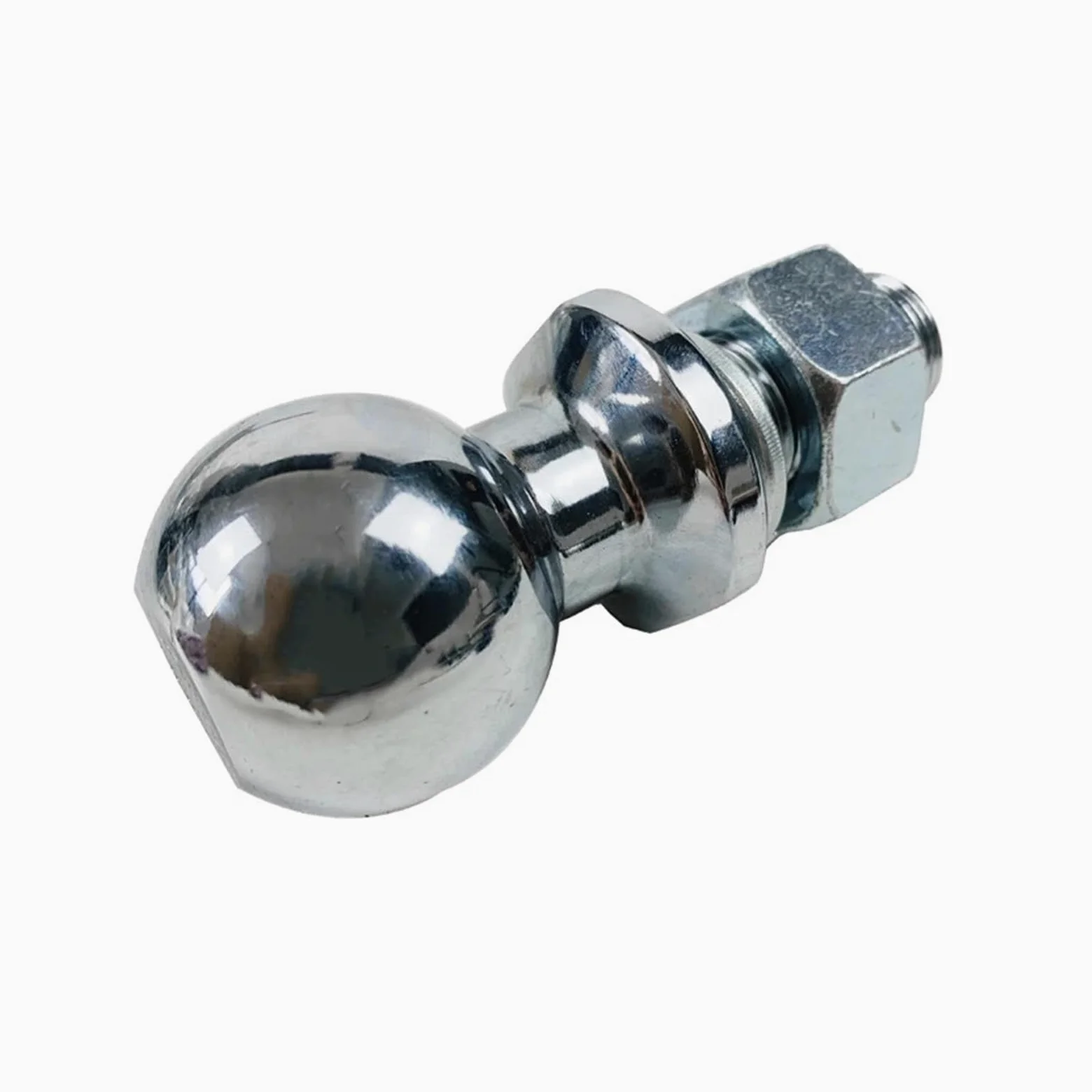 Genérico Bola de Remolque de Enganche cromada, diámetro del vástago de 2 "50mm1(M25). Capacidad de Bola de Remolque de Enganche de 5000 Libras, Piezas de Remolque, Acoplamiento de Remolque(2inchX1X1)