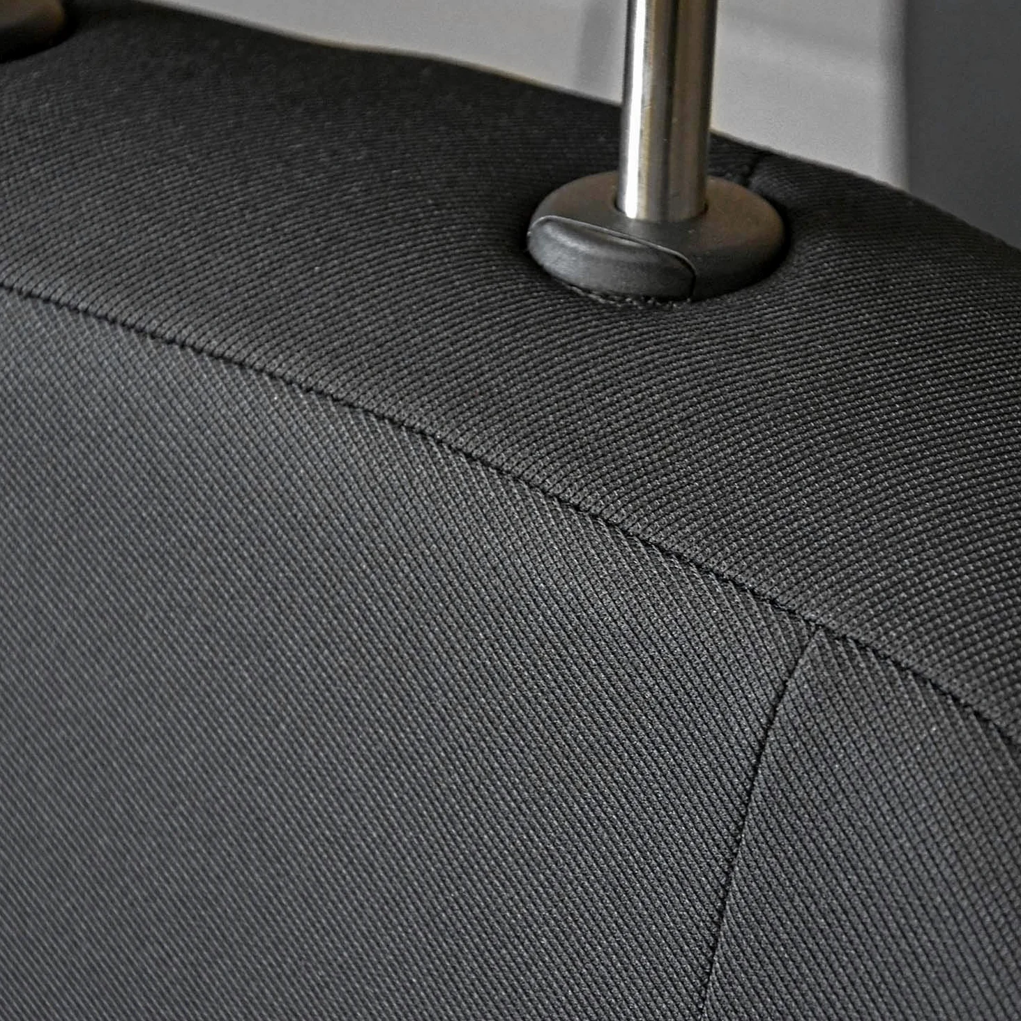 Fundas de Asiento de automóvil a Medida Fundas de Asiento de automóvil Gris de 5 Asientos Juego Completo