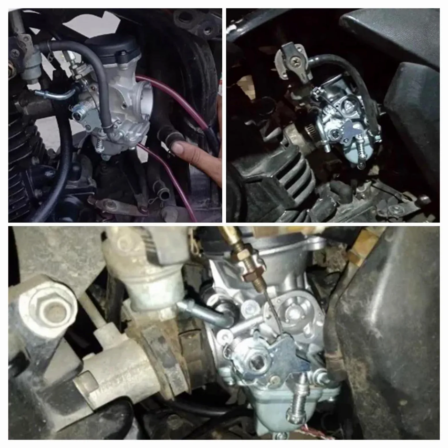 Carburador Carb Para Fz16 Para Byson Para Fazer Para Fzs Para Bajaj Para Tvs Cable Acelerador Único Doble Carburador Motocicleta(For FZ16 Dual)