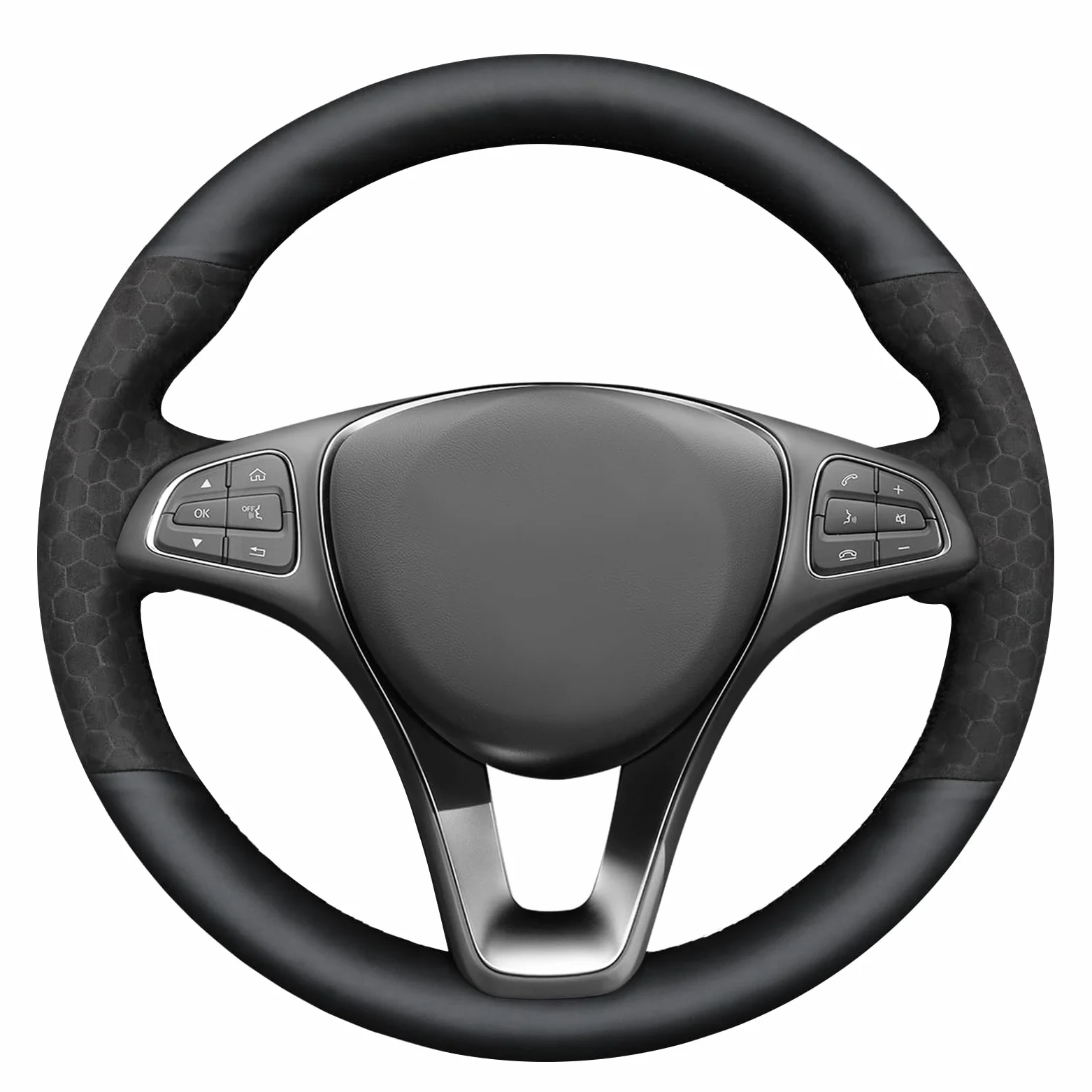MEWANT Funda de Volante para W176 W246 W205 C117 C218/X218 W213 W447 X156 X253/C253 W166/C292 X166019 W447 W470 | W176 W246 W205 C117 C218 / X218 W213 W447 X156 X253 / C253 W166 / C292 X166019 W447 W470 Transpirable Duradero