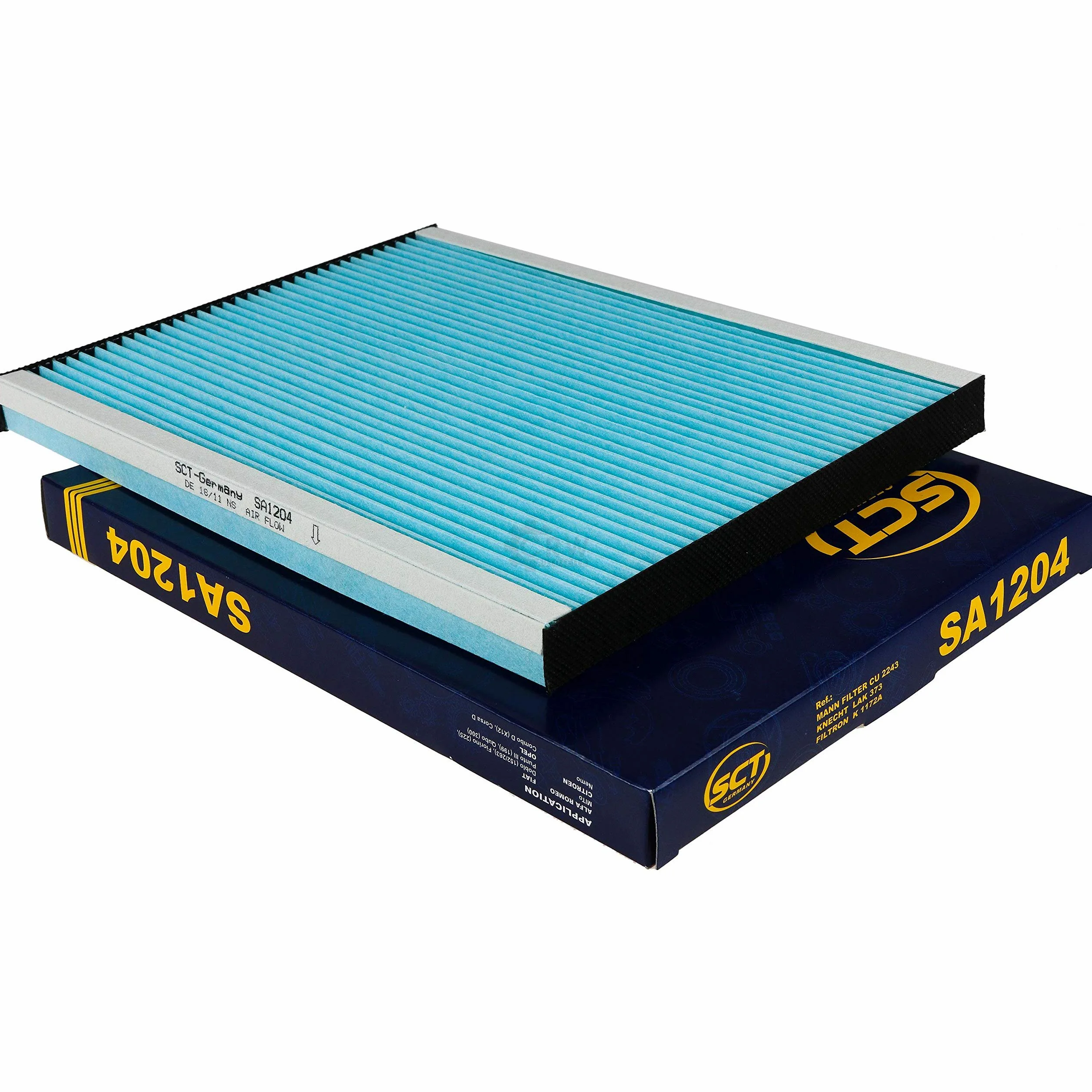 Set 85580450 SA 1204 20 filtros originales SCT para habitáculo, filtro de polen