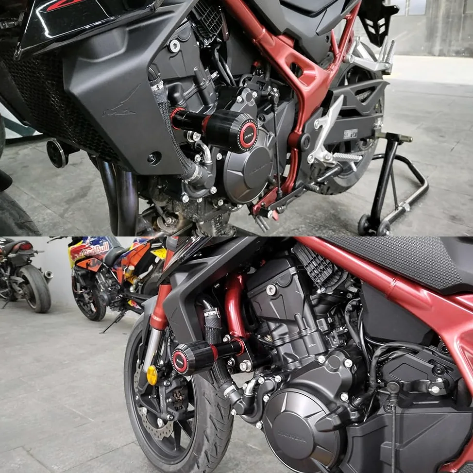 Modeer Compatible con Hon.da CB750 Hor.net 2022 2023 2024 2025 Marco de motocicleta Anticolisión Protección contra caídas Slider Crash cb 750 Accesorios (Rojo)