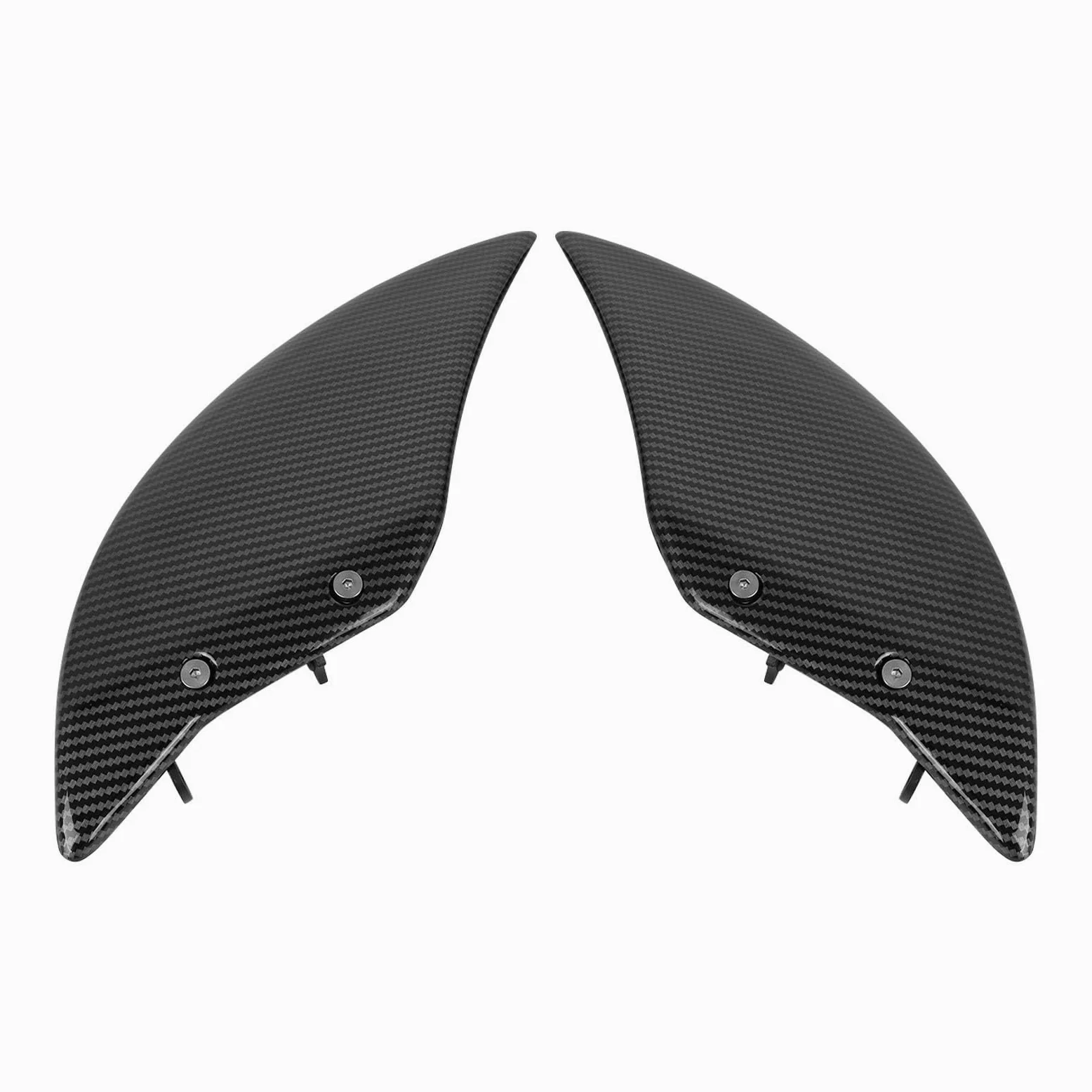 Compatible con Cubierta Lateral refrigeración Pinza de Freno | Guíe el flujo del viento y aísle la tubería de la arena y el barro de la carretera.(Black upper)
