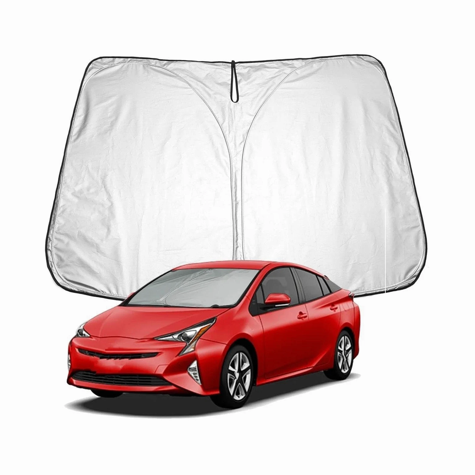 Parasol para Parabrisas Coche para Prius XW50 Serie 50 2015-2021 Parasol Protector Solar para Ventana Delantera Parasol Automático Parasol De Coche