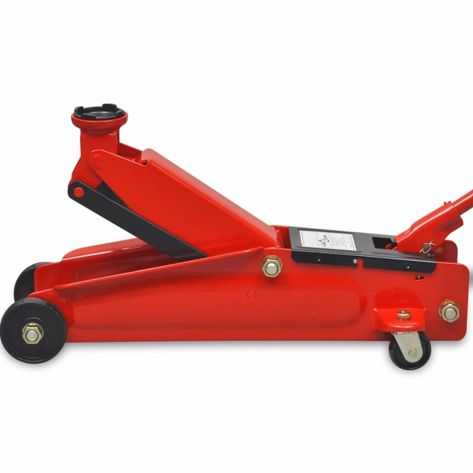 ARKEM Gato hidráulico bajo 3 toneladas Rojo Elevador Coche Gato HidráUlico Profesional