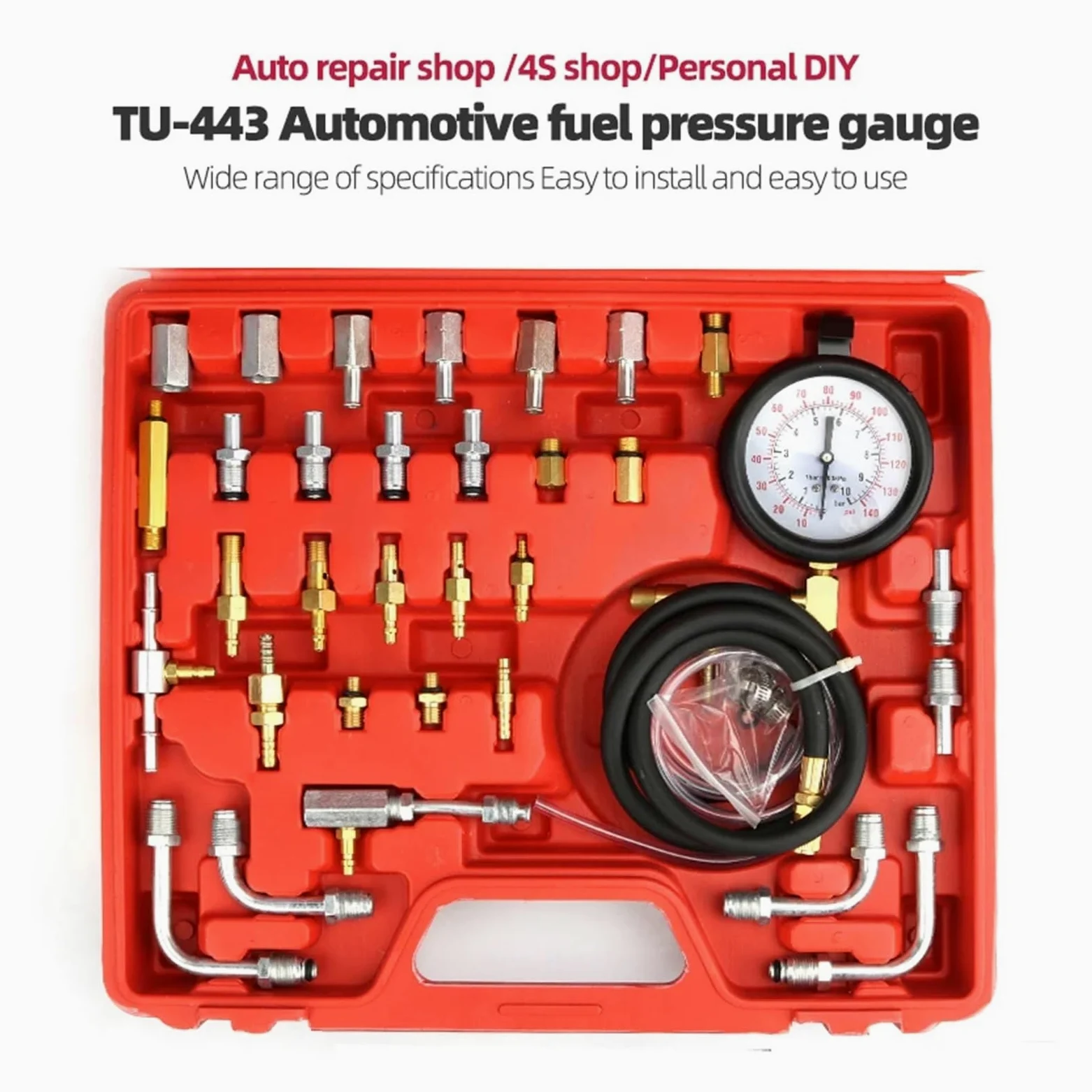 Medidor De Presión De Gasolina Y Combustible For Automóvil, Medidor De Presión De Inyección For Todas Las Series De Vehículos, Medidores De Presión De Combustible Para coche, motocicleta, camión