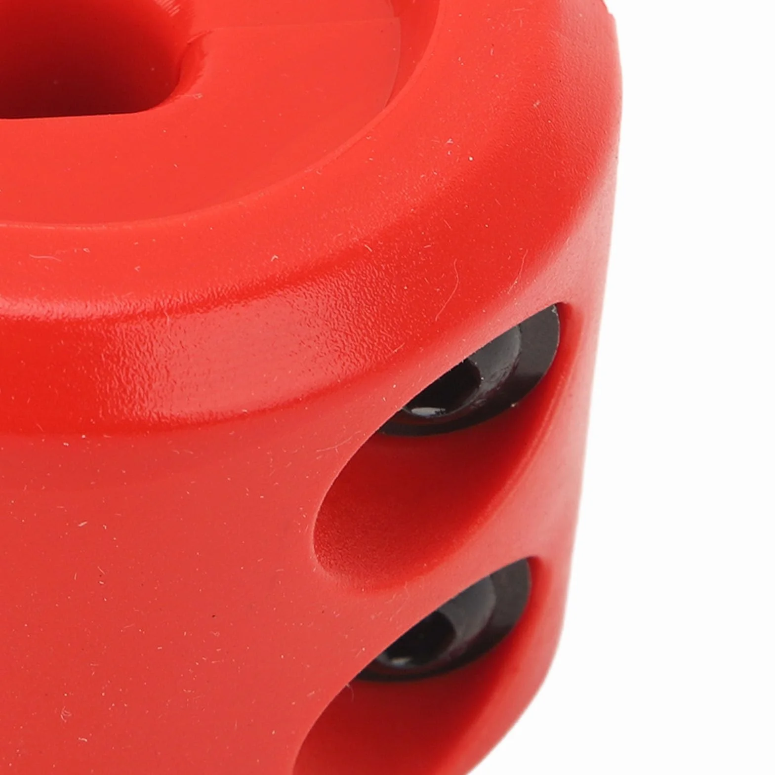 Tope de gancho para cable de cabrestante con llave hexagonal ATV, UTV, SUV, ORV o camión ORV (rojo)